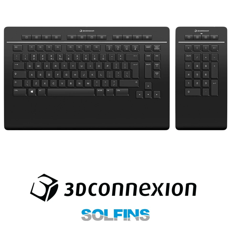 [001873] 3Dconnexion Keyboard Pro with Numpad